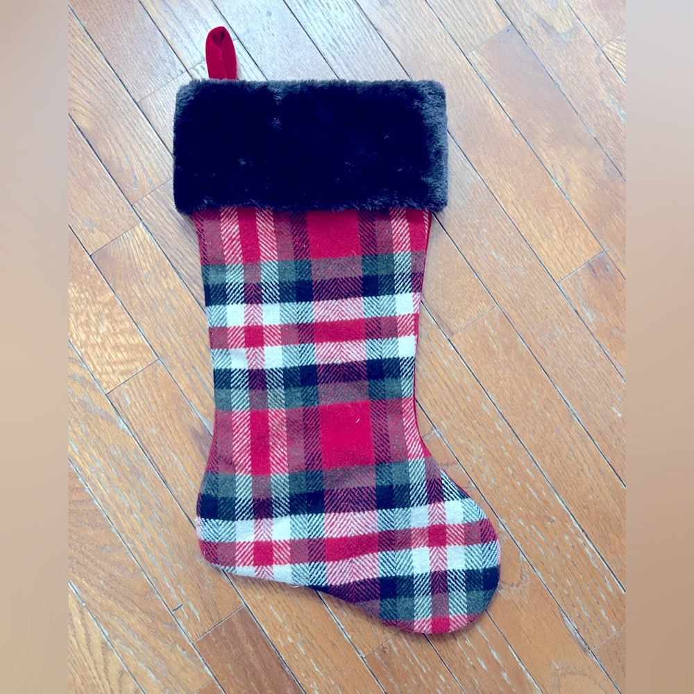Plaid Christmas Stocking